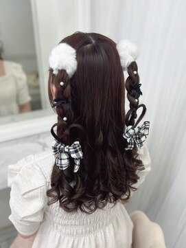 ヘアセットサロン ミント(Hair set salon MINT) ハートハーフツイン