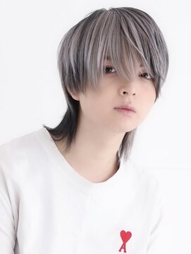 ルフレ 新宿歌舞伎町店(Reflet) men's/ハイトーン/ウルフ/メンズ/メンズカット/デザインカラー