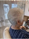 80代女性パーマ