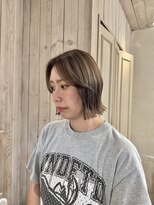 エイミーバイアフロート(amie by afloat) 立体感ハイライトx切りっぱなしボブで垢抜けヘア◎