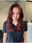 【masa】こだわりのレイヤーカットと深いピンクカラー！