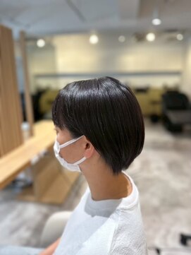 ソイクフ(SOY KUFU) 大人可愛い20代30代40代◎柔らかい印象の丸みショートボブ