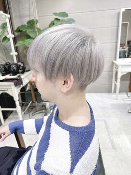 デイズ(days) ツーブロックマッシュショート/ホワイトシルバーベージュ