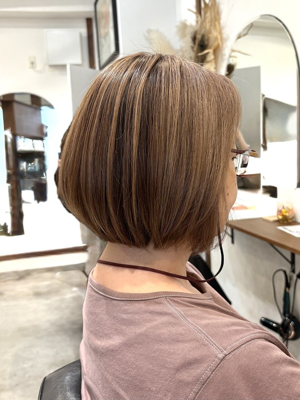 白髪ぼかしハイライト/似合わせカット/大人ベージュ：L268470211
