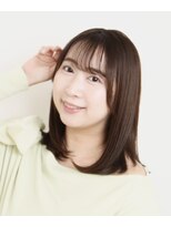 ドゥセリエ 新宿本店(de cellier)&nbsp;透明感ブラウン×柔らかミディ