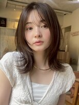 ガーデン 渋谷(GARDEN)&nbsp;顔まわり　似合わせ　レイヤーカット　ベージュカラー　美髪