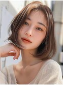 抜け感ボブ