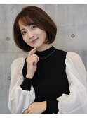 サイドバングたっぷりなタンバルモリ/タッセルカット/韓国ボブ