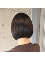 マジコ 下北沢本店(magico)&nbsp;黒髪艶ボブ。乾かしただけでまとまる。