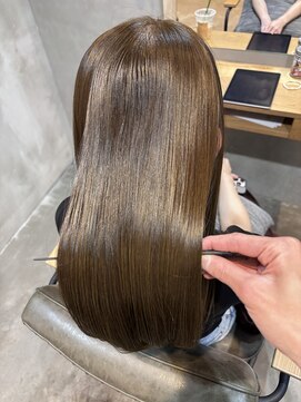 ソウス リーベ(SOURCE liebe) 髪質改善 メテオストレート