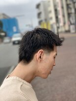 クレオ 福大通り店(CREO)&nbsp;スパイキーショート×フェード◎束感ワイルド清潔感メンズ