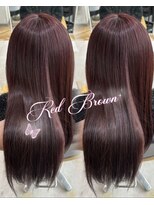 ジーナ 福岡天神(Zina)&nbsp;ワンカラーでレイヤーカットBrown♪