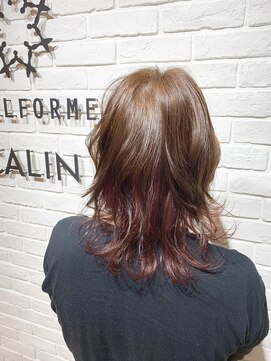 ヘア スパ ビューティー エールフォルム(HAIR SPA BEAUTY YELLFORME) インナーカラー