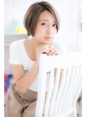 グラデカラーでグラマラス☆ナチュラルボブa