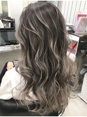 アディクシーカラー使用ディープシルバーハイライト