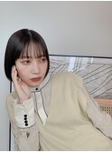 ミニボブ、ミントベージュ