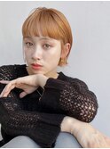 大人ショートボブ ミニボブ 前髪あり 丸顔面長エラ張り絶壁K1015