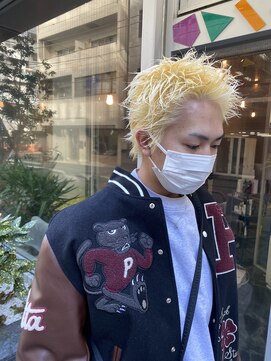 リガナッツ 池袋店(Riganuts) ハイトーンスパイキーショート