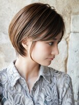 カライング(ing)&nbsp;ショートカット×ひし形ショートボブ×前髪あり20代30代40代 s03