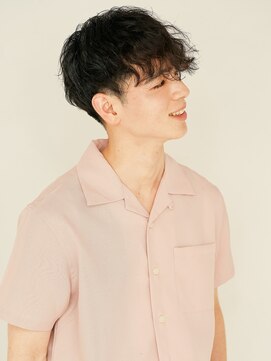 オンク 新宿(onk) ハイライト/マッシュパーマ/ウルフ/アッシュブラック[新宿駅]