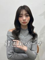 アミー 銀座(Ammy) Ammy ceo 藤原駿#コテ巻き風パーマ #パーマロング#韓国風パーマ