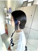 【EIGHT 豊崎】お客様スタイル_イヤリングカラー×ブルー