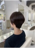 首元スッキリショートヘア