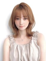 くびれミディココアベージュツヤオレンジ透明感20代30代40代