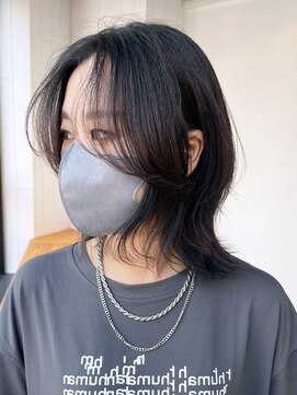 アルバム 池袋(ALBUM) フェイスレイヤー__ハッシュカットフルバング_ba472193