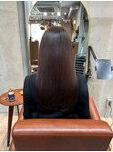 髪質改善カラー×オレンジブラウン【表参道,青山,外苑前美容室】
