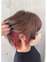 キミとトモに&nbsp;赤×インナーカラー