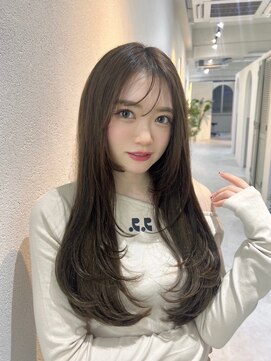 ジーナ 豊洲ベイフロント(Zina) ＊毛先レイヤーネビージュグレー＊【Zina豊洲ベイフロント】