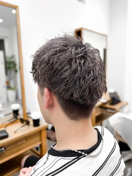 セイドット フクオカ(Say.FUKUOKA) 【メンズ★大名】スパイキーショート×ハイトーンカラー×グレー