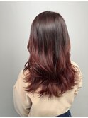 *チェリーレッド_グラデーション_外巻き_m62