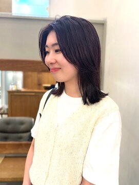 テテ ニコ(tete nico) 【大前晴奈】ルビーカラー/くびれミディアム