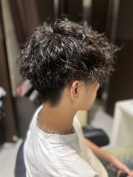 アヴァンスクロス あべのルシアス店(AVANCE. CROSS) メンズマッシュ×波巻きスパイラル