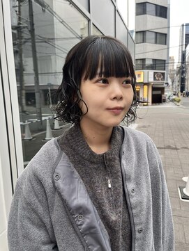 カフ(CAF) CAF FUKO ボブパーマ/小顔/フルバング/大阪/心斎橋