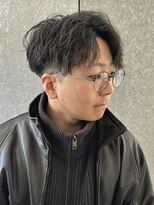 ニアウ 太田店(Niau)&nbsp;センターパート波巻きスパイラルパーマツイストスパイラルパーマ