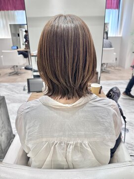 コーゾーギンザ 上野御徒町店(KOZO GINZA) 外はねボブ くびれボブ ミディアムレイヤーカット ウルフ