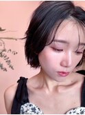 ツヤ肌愛されピンクメイク/ヘアメイク