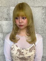 リサ グランシェ(RISA granche)&nbsp;ハイトーン春カラー 顔周りレイヤー