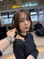 ロンドプロフィール 浦和(Lond profil)&nbsp;イメチェン　ボブ　外ハネボブ　美髪　ホワイトブロンド　韓国