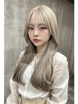 ソア バイ リコヘアー ウルマ(SOAR by lico hair uruma) #韓国風#レイヤー#顔まわり#ブリーチなしダブルカラー#髪質改善