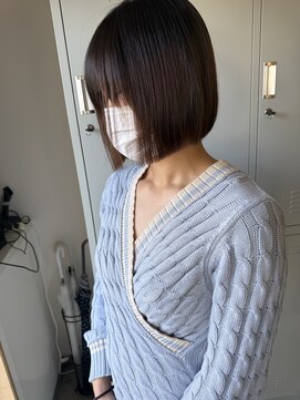 スイヘアデザイン 久留米(suii.. hair design) ボブ/切りっぱなし/NOBU