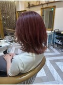 髪質改善縮毛矯正レイヤーカット顔周り前髪韓国ミニウルフ北千住