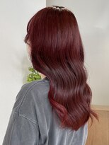 リル 茅ヶ崎(Liru:)&nbsp;くびれヘア/アプリコットオレンジ/夏のヘアアレンジ/茅ヶ崎駅