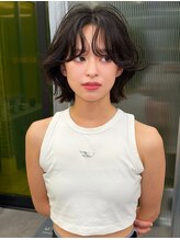 ファムエリア(FEMME AREA) レイヤーボブ　顔まわりレイヤー　レイヤーカット