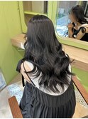 ブリーチなしカラー/髪質改善/ミルクティーベージュ/小顔へア