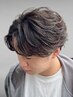 メンズカット+フェザーパーマ￥11000[別府駅/メンズカット／メンズパーマ]