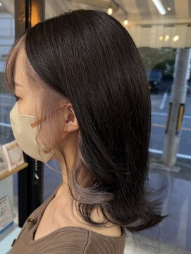 リンイチマルサン(Lin.103) フェイスフレーミングインナー＋ミルクティーカラー